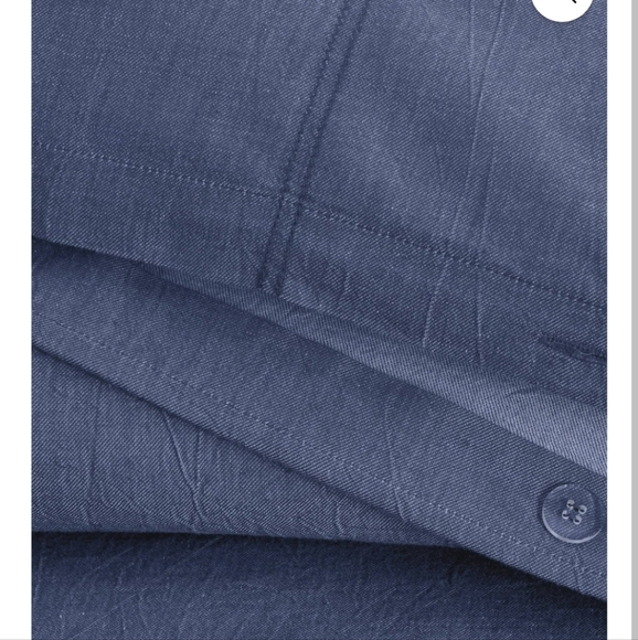 Gap Home Washed Denim Reversible Organic Cotton Duvet Cover Set, King Size - Picture 2 of 4